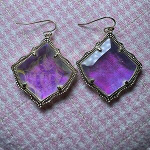 Kendra Scott Earrings in Dichroic Glass